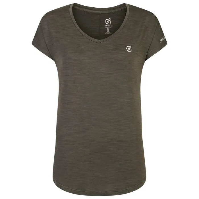 Dare 2b Gym Tops Vigilant Lightweight Tee Lichen Green 8211 Women