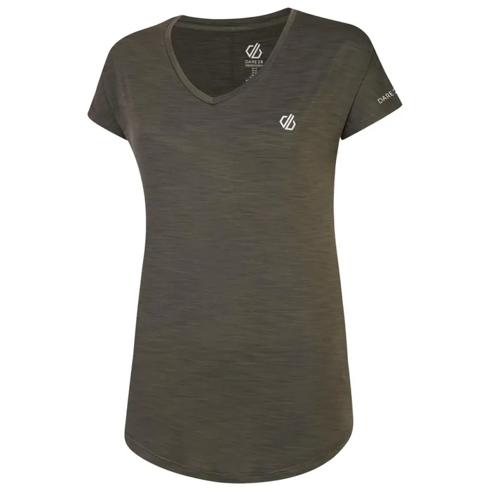 Dare 2b Gym Tops Vigilant Lightweight Tee Lichen Green 8211 Women
