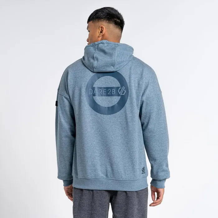 Dare 2b Hoodies and Sweatshirts Distinctly Graphic Hoodie Orion Grey Marl 8211 Men