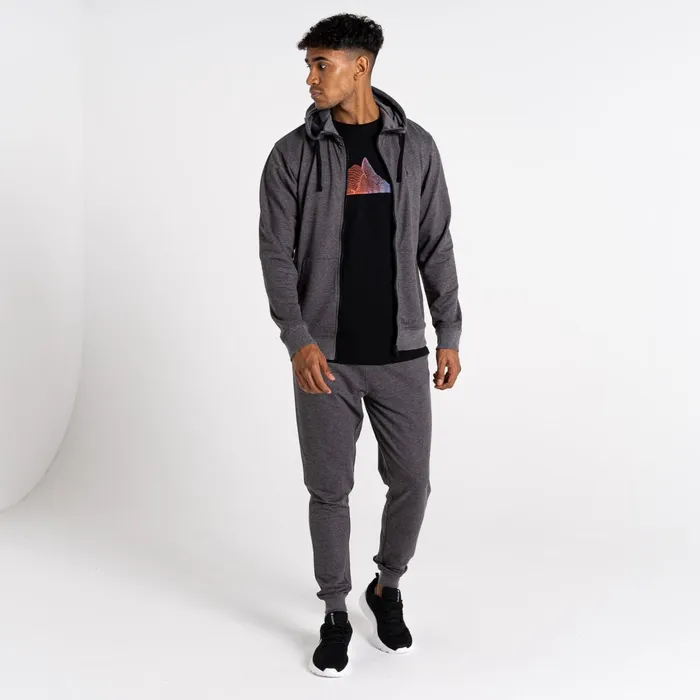Dare 2b Hoodies and Sweatshirts Jermaine Jenas 8211 Recharging Hoodie Charcoal Grey Marl 8211 Men