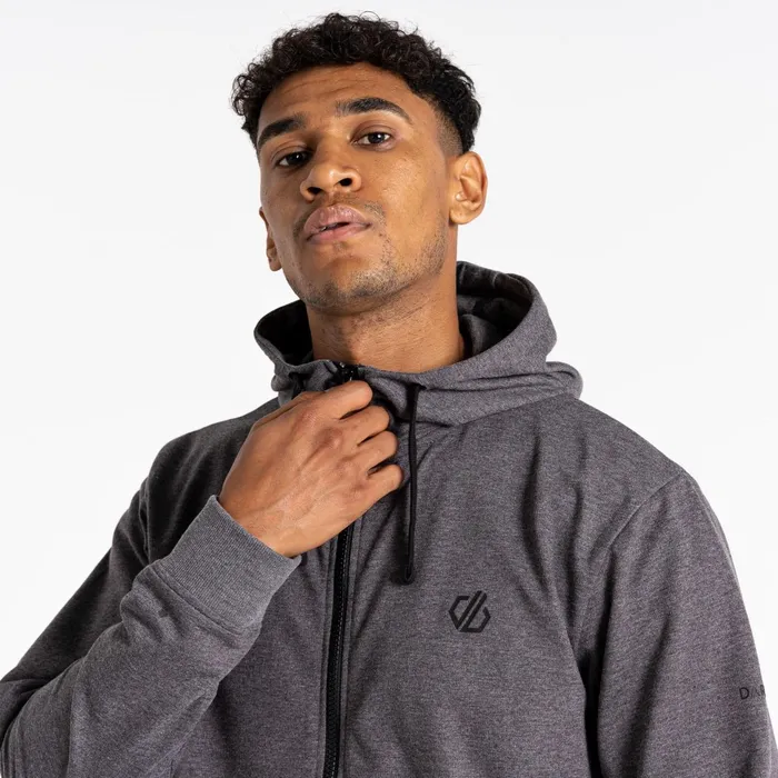 Dare 2b Hoodies and Sweatshirts Jermaine Jenas 8211 Recharging Hoodie Charcoal Grey Marl 8211 Men