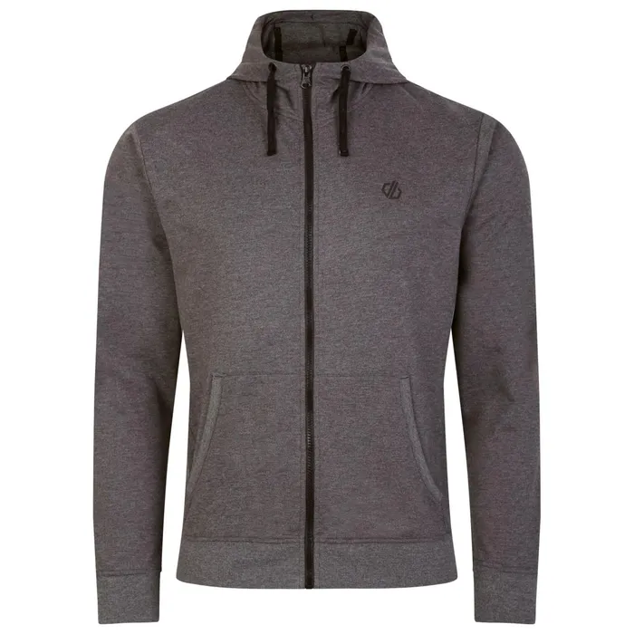 Dare 2b Hoodies and Sweatshirts Jermaine Jenas 8211 Recharging Hoodie Charcoal Grey Marl 8211 Men