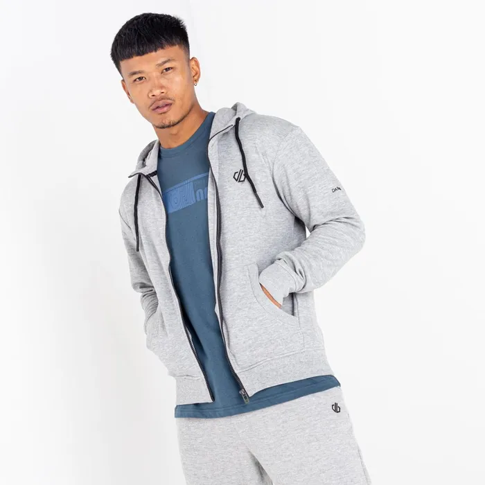 Dare 2b Hoodies and Sweatshirts Modulus Full Zip Hoodie Ash Grey 8211 Men