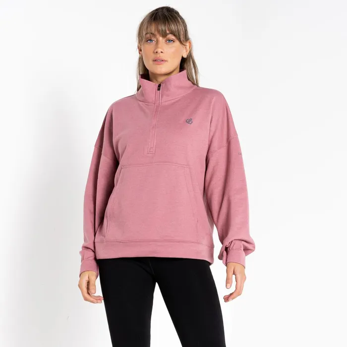 Dare 2b Hoodies and Sweatshirts Recoup Ii Half Zip Sweatshirt Mesa Rose 8211 Women Dare 2b Hoodies and Sweatshirts Recoup Ii Half Zip Sweatshirt Mesa Rose 8211 Women