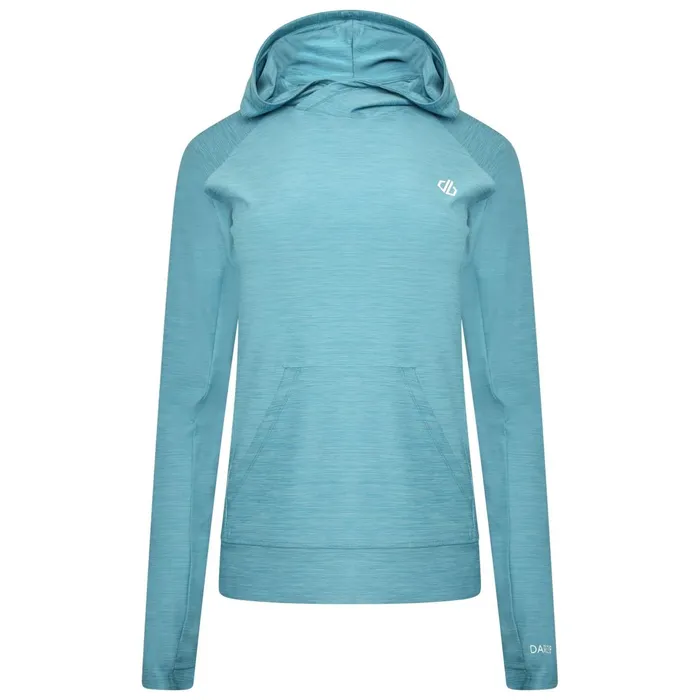 Dare 2b Hoodies and Sweatshirts Sprint City Lightweight Hoodie Capri Blue Marl 8211 Women
