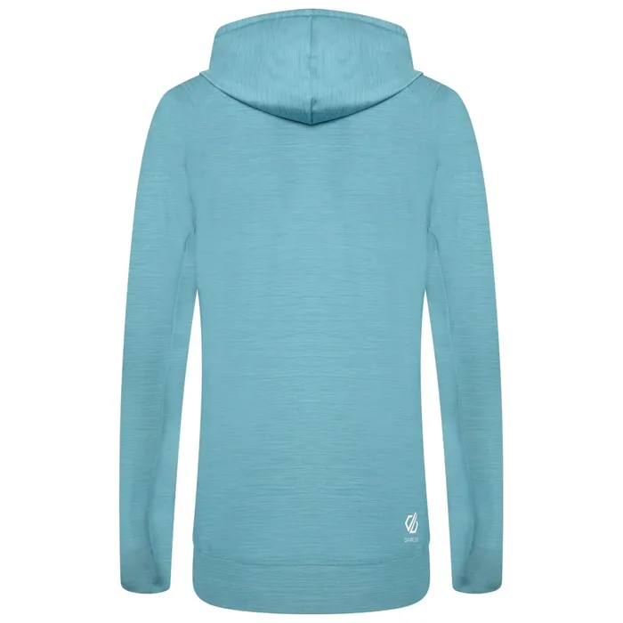 Dare 2b Hoodies and Sweatshirts Sprint City Lightweight Hoodie Capri Blue Marl 8211 Women