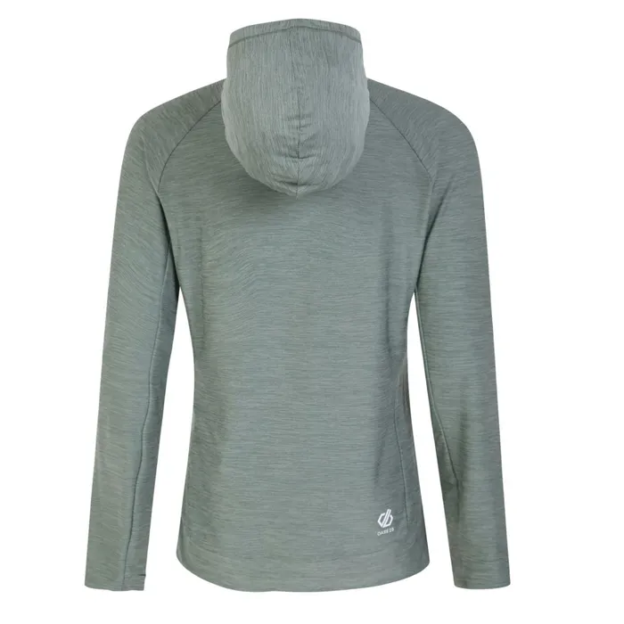 Dare 2b Hoodies and Sweatshirts Sprint City Lightweight Hoodie Lilypad Green Marl 8211 Women