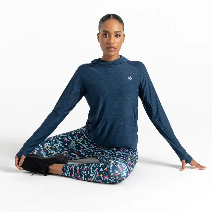Dare 2b Hoodies and Sweatshirts Sprint City Lightweight Hoodie Moonlight Denim Marl 8211 Women