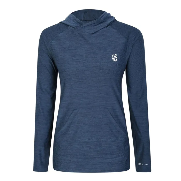 Dare 2b Hoodies and Sweatshirts Sprint City Lightweight Hoodie Moonlight Denim Marl 8211 Women