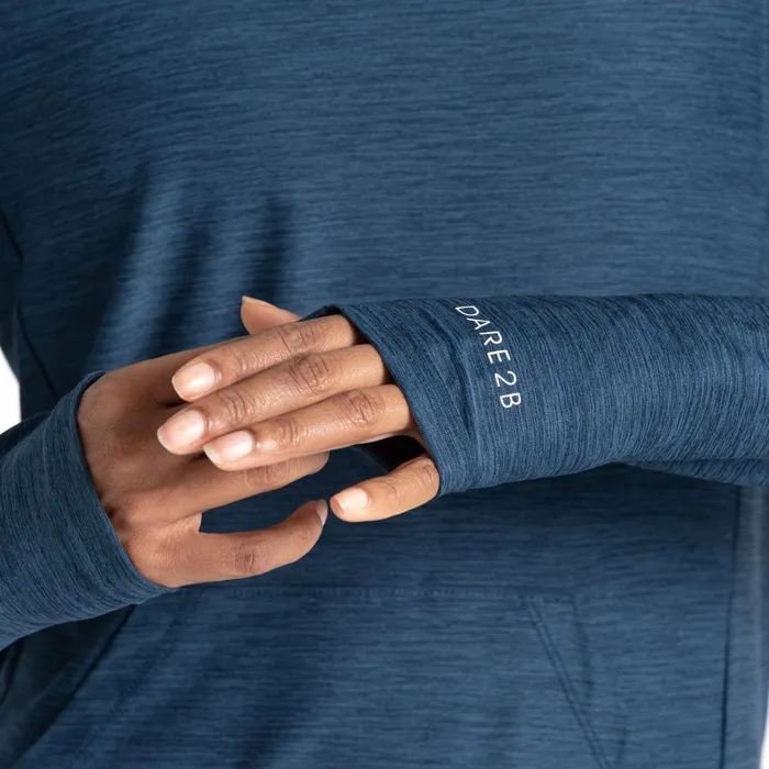 Dare 2b Hoodies and Sweatshirts Sprint City Lightweight Hoodie Moonlight Denim Marl 8211 Women