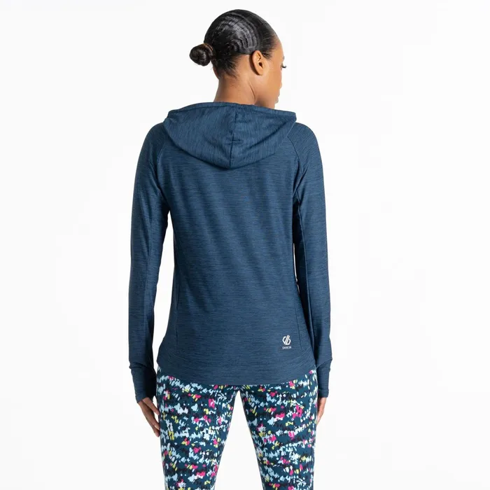 Dare 2b Hoodies and Sweatshirts Sprint City Lightweight Hoodie Moonlight Denim Marl 8211 Women