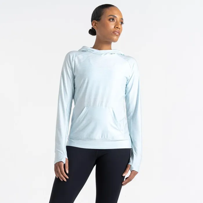 Dare 2b Hoodies and Sweatshirts Sprint City Lightweight Hoodie Quiet Blue Marl 8211 Women Dare 2b Hoodies and Sweatshirts Sprint City Lightweight Hoodie Quiet Blue Marl 8211 Women