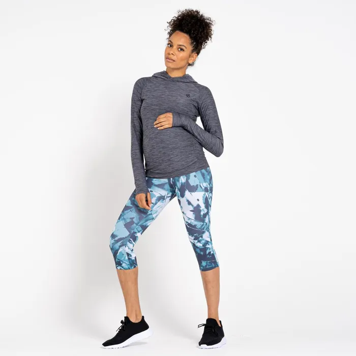 Dare 2b Hoodies and Sweatshirts Sprint City Maternity Hoodie Ebony Grey 8211 Women
