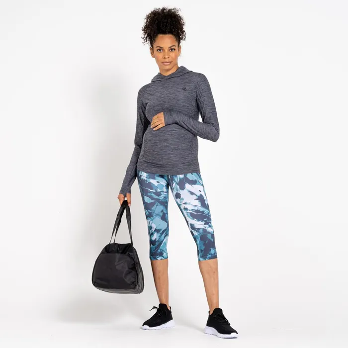 Dare 2b Hoodies and Sweatshirts Sprint City Maternity Hoodie Ebony Grey 8211 Women