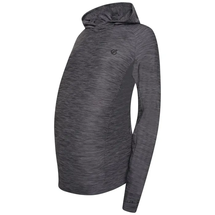 Dare 2b Hoodies and Sweatshirts Sprint City Maternity Hoodie Ebony Grey 8211 Women