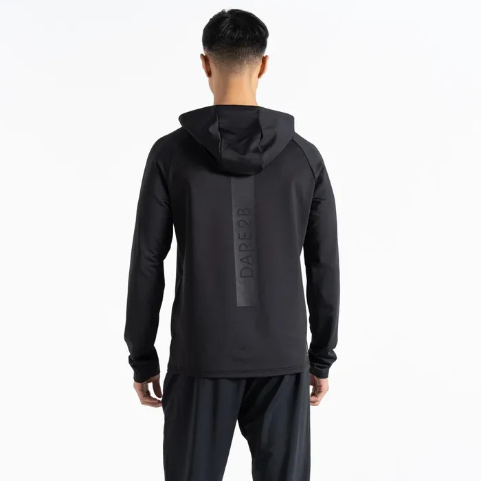 Dare 2b Hoodies and Sweatshirts Sprinted Fitness Hoodie Black 8211 Men