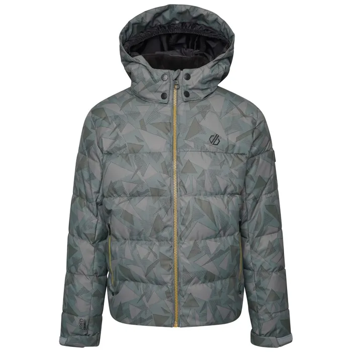 Dare 2b Insulated Jackets Boys039 About Ski Jacket Green Geo Print 8211 Kids