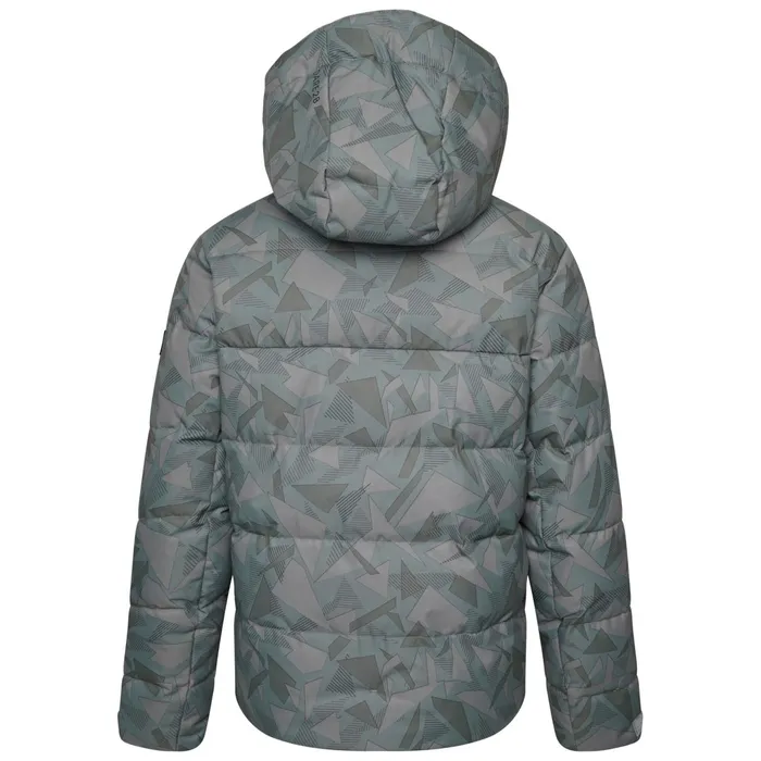 Dare 2b Insulated Jackets Boys039 About Ski Jacket Green Geo Print 8211 Kids