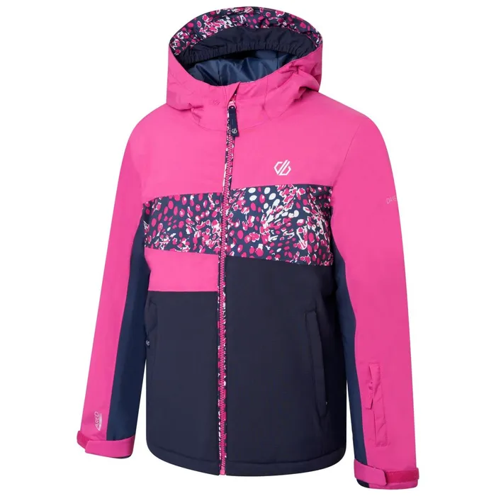 Dare 2b Insulated Jackets Humour Recycled Waterproof Ski Jacket Rasberry Rose Snow Leopard Print 8211 Kids Dare 2b Insulated Jackets Humour Recycled Waterproof Ski Jacket Rasberry Rose Snow Leopard Print 8211 Kids