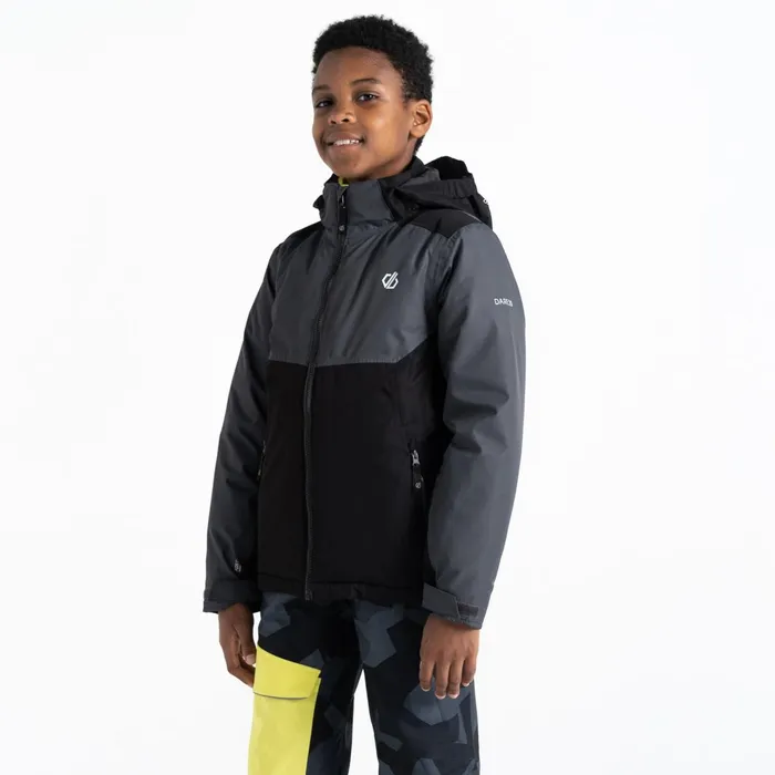 Dare 2b Insulated Jackets Impose Iii Ski Jacket Ebony Grey Black 8211 Kids