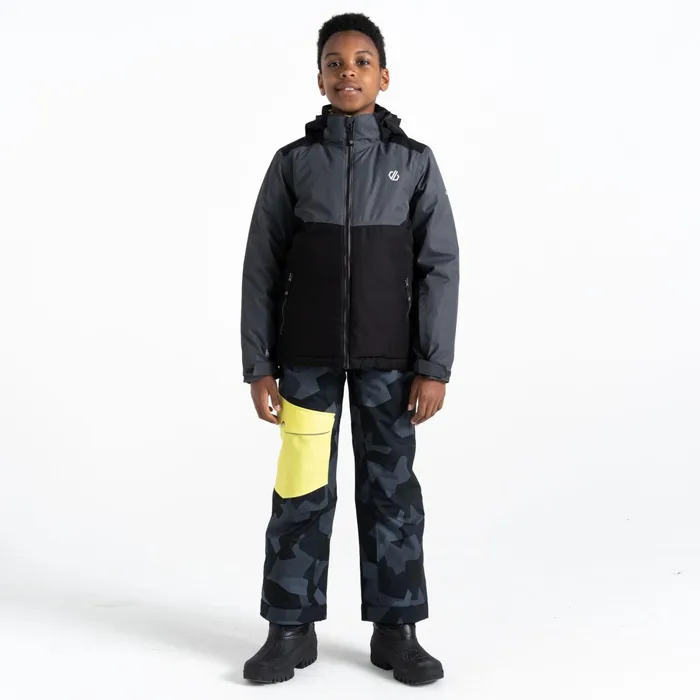 Dare 2b Insulated Jackets Impose Iii Ski Jacket Ebony Grey Black 8211 Kids