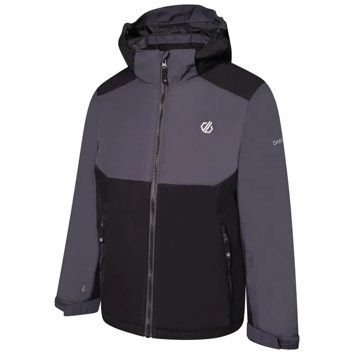Dare 2b Insulated Jackets Impose Iii Ski Jacket Ebony Grey Black 8211 Kids
