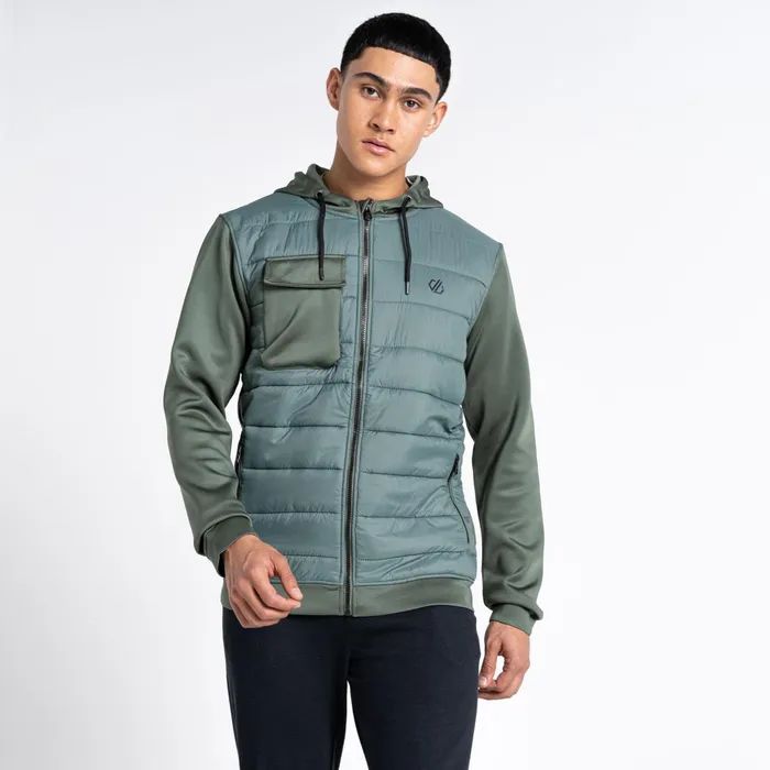 Dare 2b Insulated Jackets Jermaine Jenas 8211 Sharp Hybrid Jacket Duck Green 8211 Men