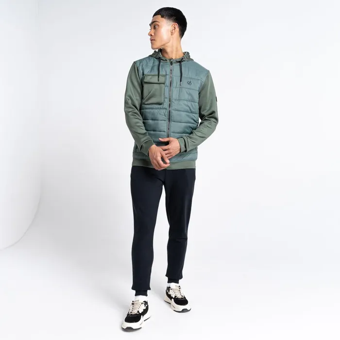 Dare 2b Insulated Jackets Jermaine Jenas 8211 Sharp Hybrid Jacket Duck Green 8211 Men