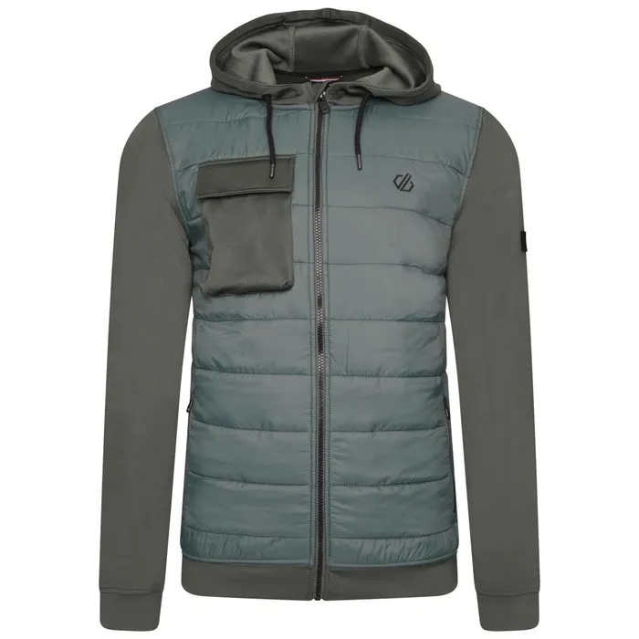 Dare 2b Insulated Jackets Jermaine Jenas 8211 Sharp Hybrid Jacket Duck Green 8211 Men