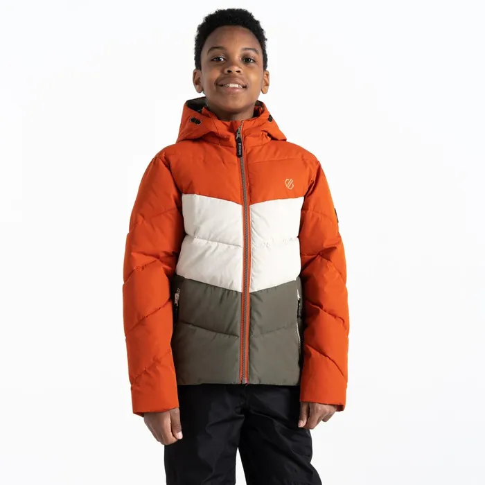 Dare 2b Insulated Jackets Jolly Puffer Jacket Lichen Green Brown 8211 Kids