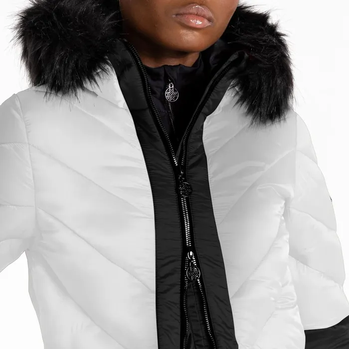Dare 2b Insulated Jackets Julien Macdonald 8211 Suppression Longline Jacket Silver Shine 8211 Women