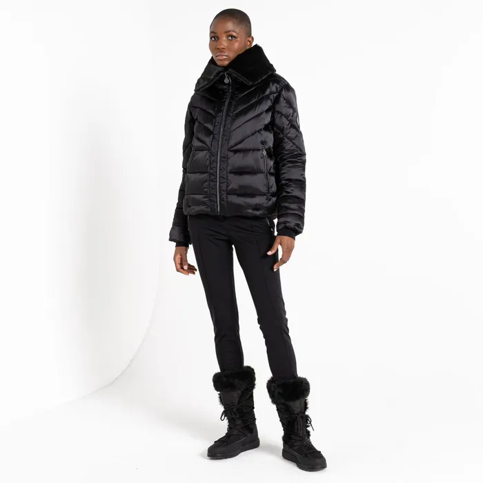 Dare 2b Insulated Jackets Julien Macdonald 8211 Suppression Padded Jacket Black Shine 8211 Women