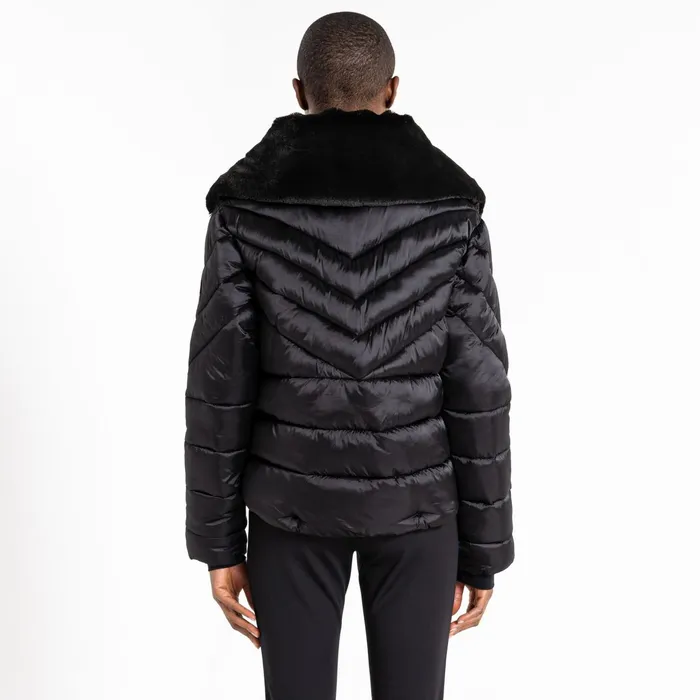 Dare 2b Insulated Jackets Julien Macdonald 8211 Suppression Padded Jacket Black Shine 8211 Women