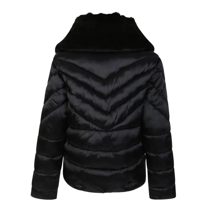 Dare 2b Insulated Jackets Julien Macdonald 8211 Suppression Padded Jacket Black Shine 8211 Women