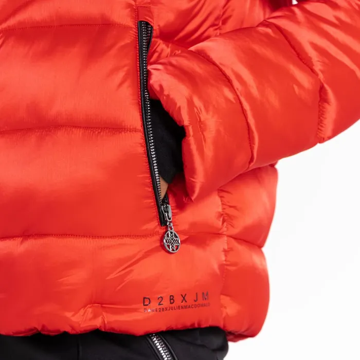Dare 2b Insulated Jackets Julien Macdonald 8211 Suppression Padded Jacket Volcanic Red Shine 8211 Women