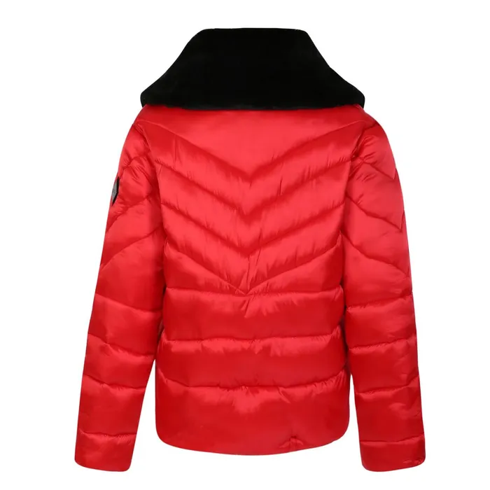 Dare 2b Insulated Jackets Julien Macdonald 8211 Suppression Padded Jacket Volcanic Red Shine 8211 Women