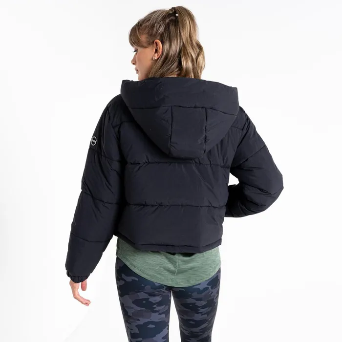 Dare 2b Insulated Jackets Lavishly Hooded Puffer Jacket Black 8211 Women