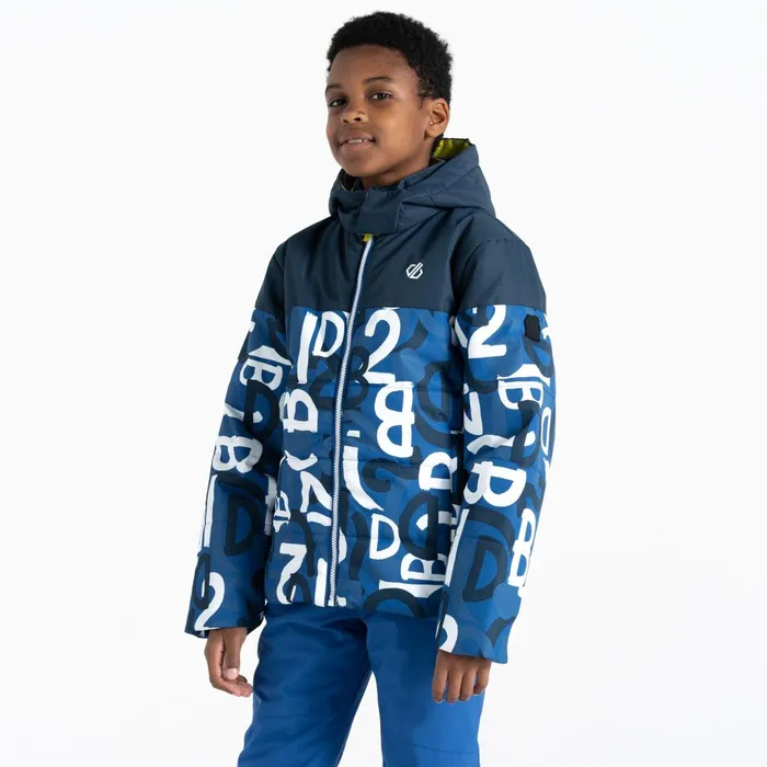 Dare 2b Insulated Jackets Liftie Ski Jacket Blue Graffiti Print 8211 Kids