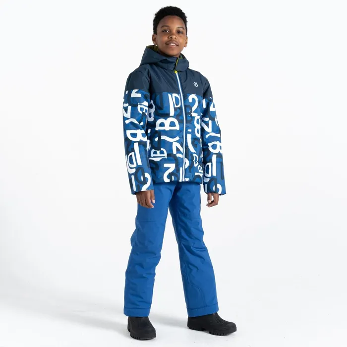 Dare 2b Insulated Jackets Liftie Ski Jacket Blue Graffiti Print 8211 Kids