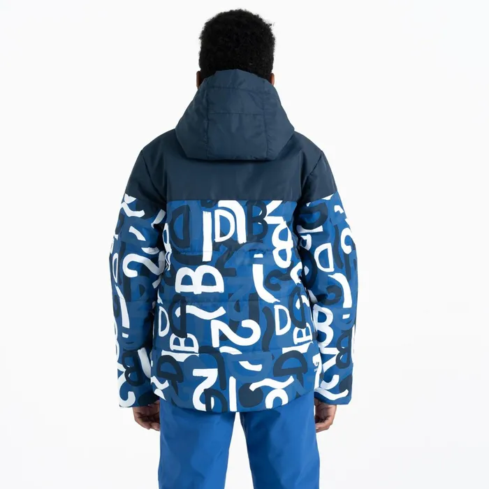 Dare 2b Insulated Jackets Liftie Ski Jacket Blue Graffiti Print 8211 Kids