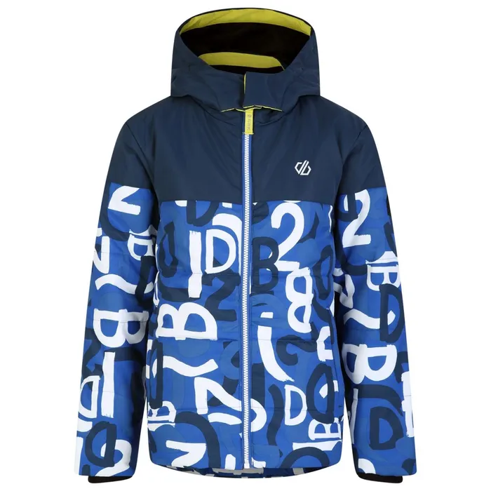Dare 2b Insulated Jackets Liftie Ski Jacket Blue Graffiti Print 8211 Kids