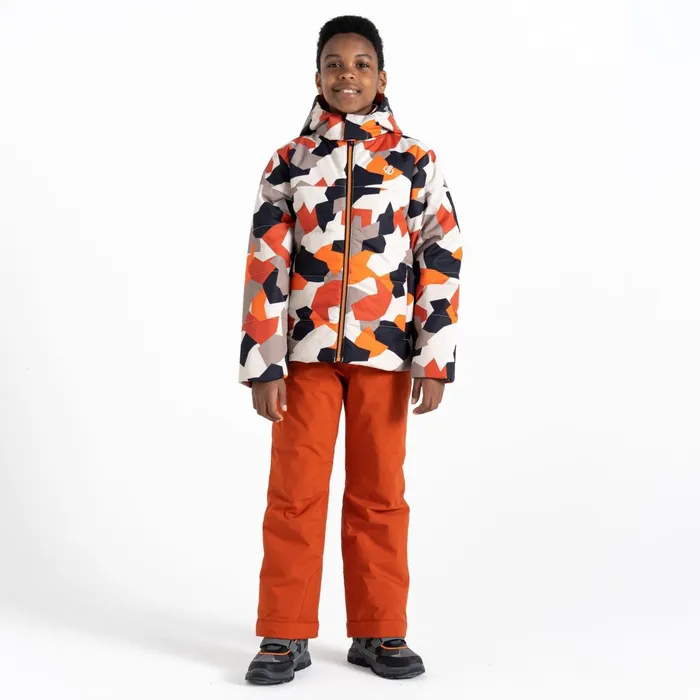 Dare 2b Insulated Jackets Liftie Ski Jacket Orange Camo Print 8211 Kids