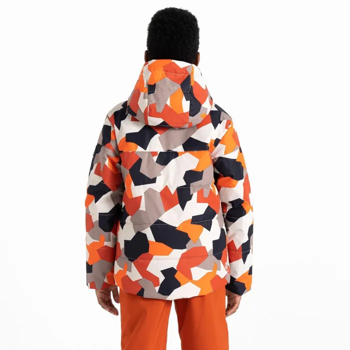 Dare 2b Insulated Jackets Liftie Ski Jacket Orange Camo Print 8211 Kids