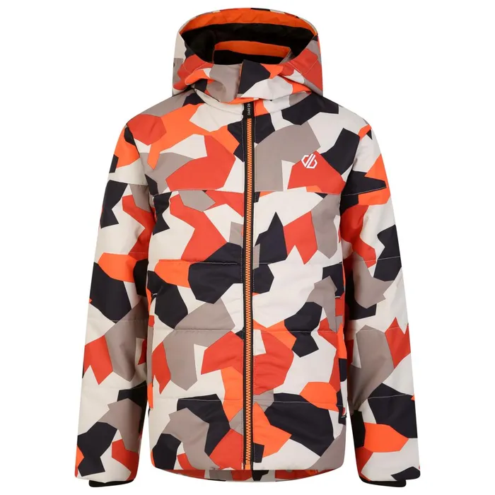 Dare 2b Insulated Jackets Liftie Ski Jacket Orange Camo Print 8211 Kids