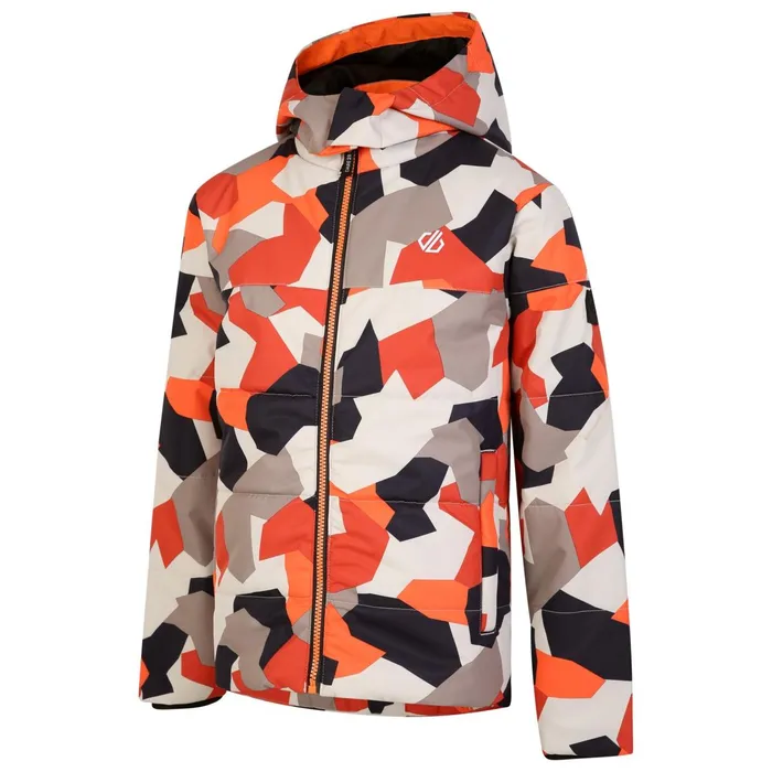 Dare 2b Insulated Jackets Liftie Ski Jacket Orange Camo Print 8211 Kids