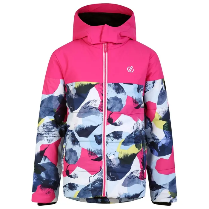 Dare 2b Insulated Jackets Liftie Ski Jacket Pure Pink Blue 8211 Kids