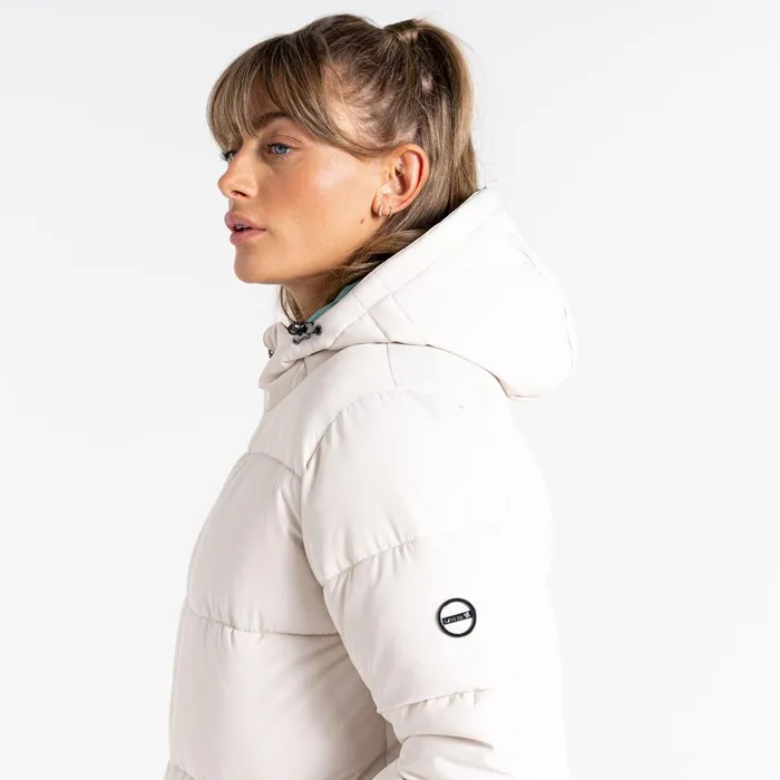 Dare 2b Insulated Jackets Luxuriate Padded Jacket Barley White 8211 Women