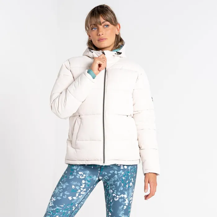 Dare 2b Insulated Jackets Luxuriate Padded Jacket Barley White 8211 Women