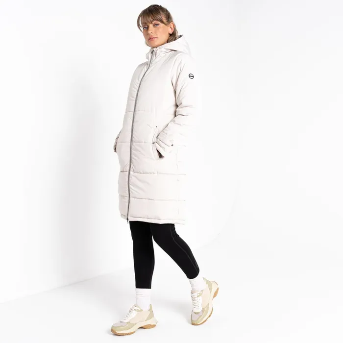 Dare 2b Insulated Jackets Reputable Ii Mid Length Padded Jacket Barley White 8211 Women