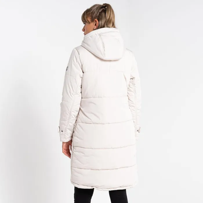 Dare 2b Insulated Jackets Reputable Ii Mid Length Padded Jacket Barley White 8211 Women